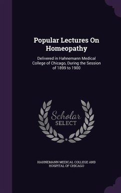 Popular Lectures On Homeopathy