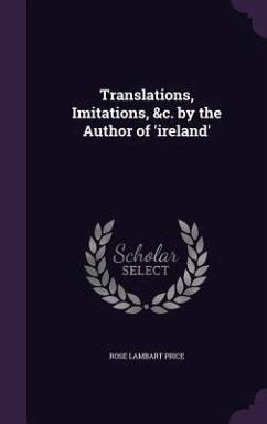 Cover Translations, Imitations, &c. by the Author of 'ireland'
