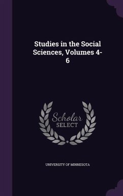 Studies in the Social Sciences, Volumes 4-6