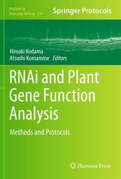 RNAi and Plant Gene Function Analysis (eBook, PDF)