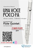 C Bass Flute part of &quote;Una voce poco fa&quote; for Flute Quintet (fixed-layout eBook, ePUB)