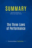 Summary: The Three Laws of Performance