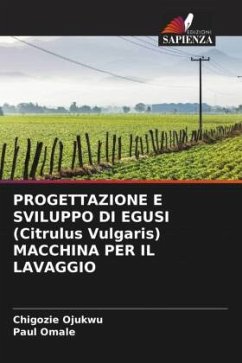 PROGETTAZIONE E SVILUPPO DI EGUSI (Citrulus Vulgaris) MACCHINA PER IL LAVAGGIO - Ojukwu, Chigozie;Omale, Paul