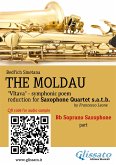 Bb Soprano Sax part of "The Moldau" for Saxophone Quartet (eBook, ePUB)