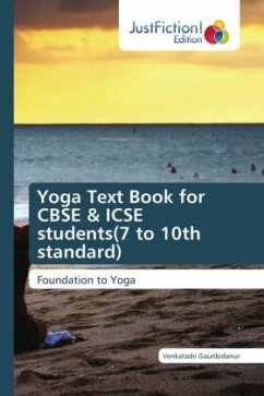 Yoga Text Book for CBSE & ICSE students(7 to 10th standard) - Gauribidanur, Venkatadri