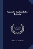 Names Of Applicants For Patents