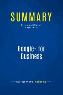 Summary: Google+ for Business - Businessnews Publishing