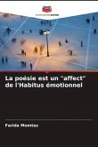 La poésie est un "affect" de l'Habitus émotionnel