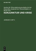 Konjunktur und Krise. Jahrgang 11, Heft 4 (eBook, PDF)