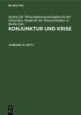 Konjunktur und Krise. Jahrgang 12, Heft 3 (eBook, PDF)