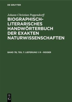Cover Lieferung 1: R - Ridder (eBook, PDF)