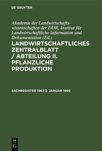 Januar 1969 (eBook, PDF)