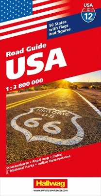 USA Strassenkarte 1:3,8 Mio. Road Guide No 12