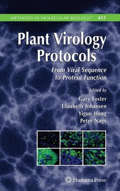Cover Plant Virology Protocols (eBook, PDF)