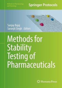 Cover Methods for Stability Testing of Pharmaceuticals (eBook, PDF)