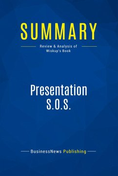 Summary: Presentation S.O.S. - Businessnews Publishing