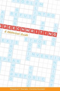 Speechwriting - Sheckels, Theodore F; Kouneski, Caroline