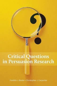 Cover Critical Questions in Persuasion Research