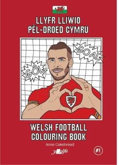 Llyfr Lliwio Pêl-Droed Cymru Welsh Football Colouring Book - Cakebread, Anne