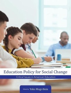 Cover Education Policy for Social Change
