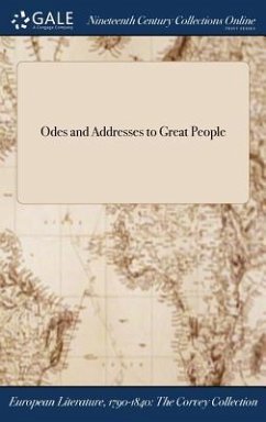 Odes and Addresses to Great People - Anonymous