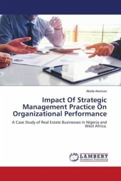 Impact Of Strategic Management Practice On Organizational Performance