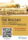 Eb Alto (instead soprano) Sax part of "The Moldau" for Saxophone Quartet (eBook, ePUB)