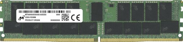 Micron 64GB DDR4-3200 RDIMM 2Rx4 CL22 Micron 64GB DDR4-3200 RDIMM 2Rx4 CL22