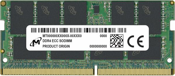 Micron 32GB DDR4-3200 ECC SODIMM 2Rx8 CL22