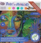 Craft Buddy PBN-3030-016 - Paint by Numbers, Lord Buddha, 30x30cm, Malen nach Zahlen