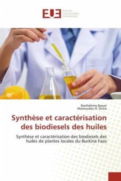 Synthèse et caractérisation des biodiesels des huiles - Bawar, Barthélemy;Dicko, Mamoudou H.