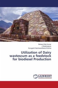 Utilization of Dairy wastescum as a feedstock for biodiesel Production - Dilip Kumar, Behara;Sreenivasulu, J;Harshavardhana Krishna, Kuruganti