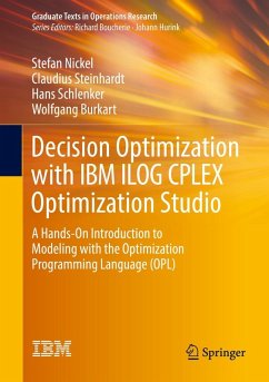 Cover Decision Optimization with IBM ILOG CPLEX Optimization Studio (eBook, PDF)