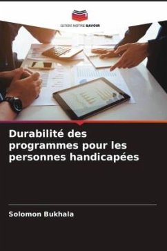 Durabilité des programmes pour les personnes handicapées - Bukhala, Solomon