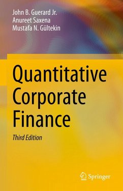 Quantitative Corporate Finance (eBook, PDF) - Guerard Jr., John B.; Saxena, Anureet; Gültekin, Mustafa N.