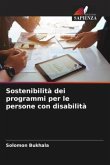Sostenibilità dei programmi per le persone con disabilità