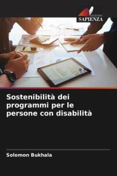 Sostenibilità dei programmi per le persone con disabilità - Bukhala, Solomon