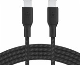 Belkin geflochtenes USB-C/USB-C Kabel 100W 2m schw. CAB014bt2MBK