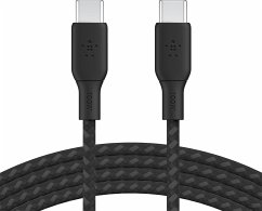 Belkin geflochtenes USB-C/USB-C Kabel 100W 2m schw. CAB014bt2MBK