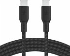 Belkin geflochtenes USB-C/USB-C Kabel 100W 3m schw. CAB014bt3MBK