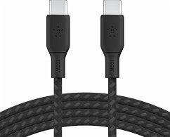 Cover Belkin geflochtenes USB-C/USB-C Kabel 100W 3m schw. CAB014bt3MBK