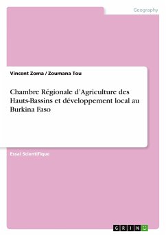 Chambre Régionale d¿Agriculture des Hauts-Bassins et développement local au Burkina Faso