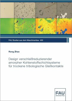 Design verschleißreduzierender amorpher Kohlenstoffschichtsysteme für trockene tribologische Gleitkontakte - Zhao, Rong