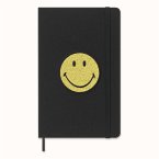 Moleskine Limited Edition Notebook Smiley, Large, Ruled, Black, Hard Cover (5 x 8.25)