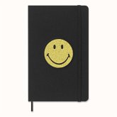 Moleskine Limited Edition Notebook Smiley, Large, Ruled, Black, Hard Cover (5 x 8.25)