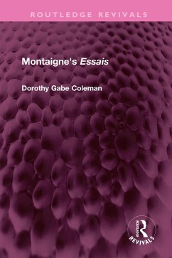 Cover Montaigne's 'Essais' (eBook, PDF)