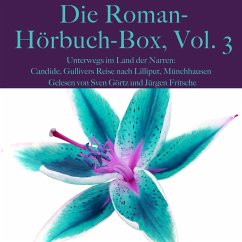 Die Roman-Hörbuch-Box, Vol. 3: Unterwegs im Land der Narren (MP3-Download) - Voltaire; Bürger, Gottfried August; Swift, Jonathan