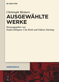 Ausgewählte Werke - Meiners, Christoph