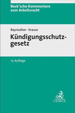 Kündigungsschutzgesetz - Bayreuther, Frank;Krause, Rüdiger