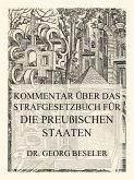 Kommentar über das Strafgesetzbuch für die Preußischen Staaten (eBook, ePUB)